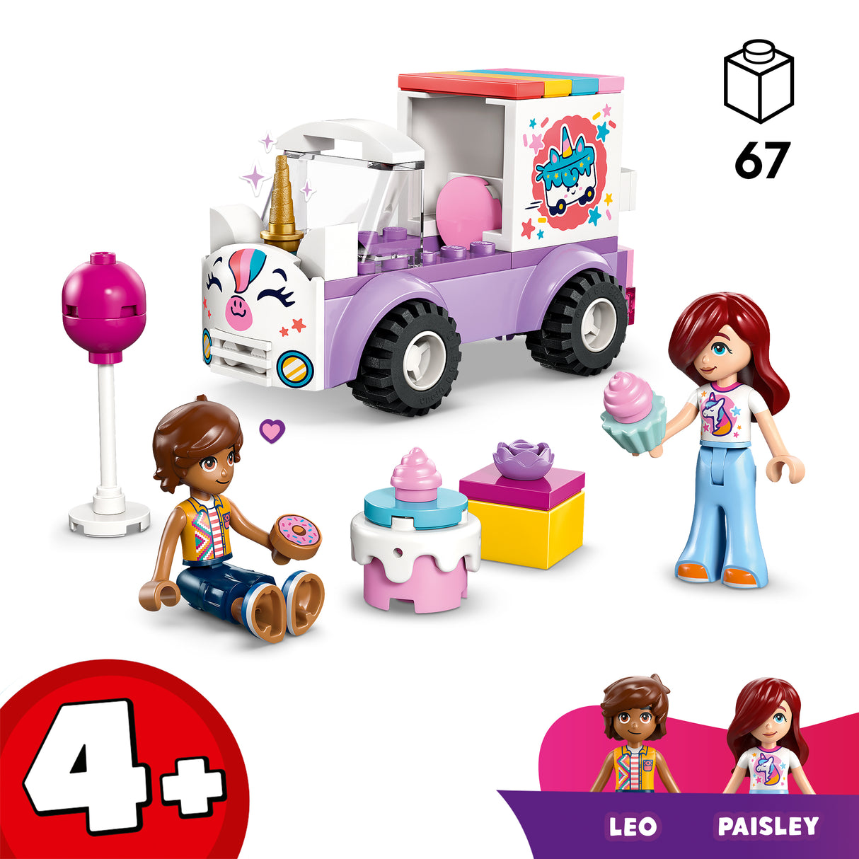 LEGO Friends Unicorn Cake Delivery Car 42675L
