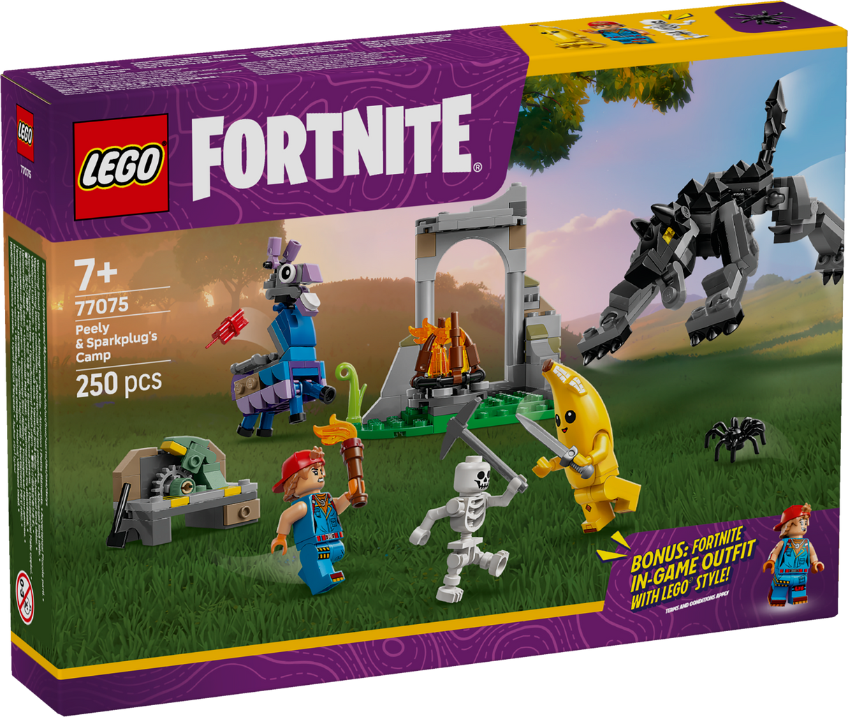LEGO Fortnite Peely & Sparkplug's Camp 77075L