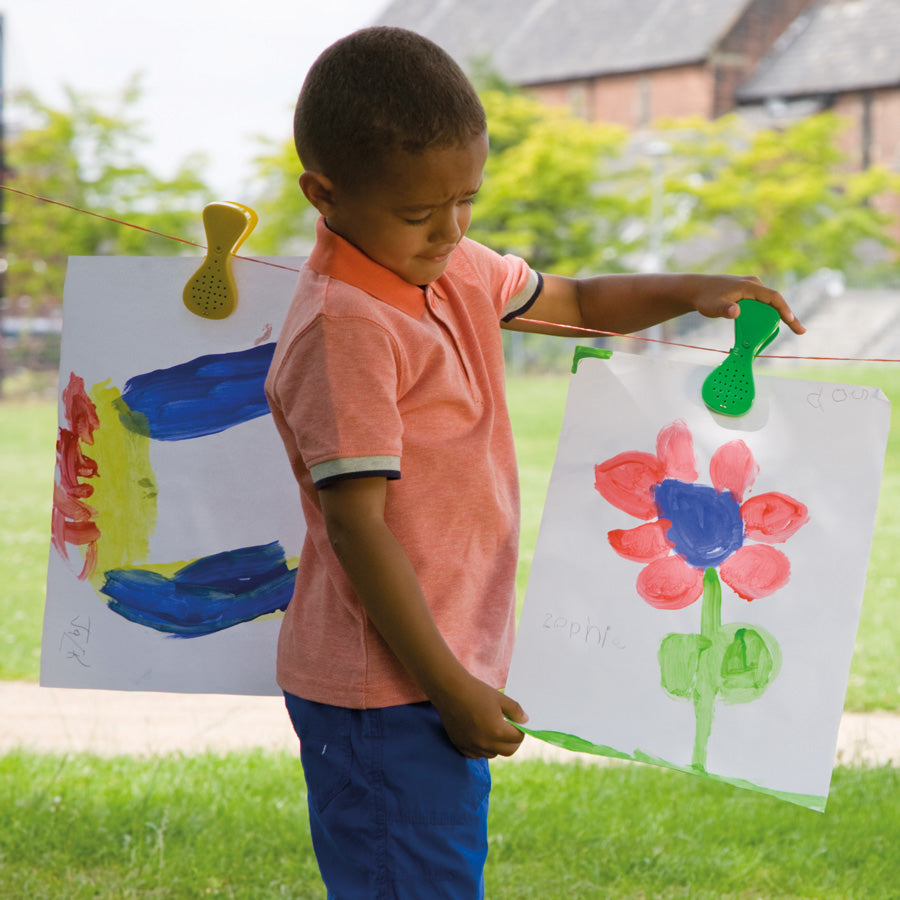 TTS Recordable Talking Pegs Assorted Colours 6pk EY03326B