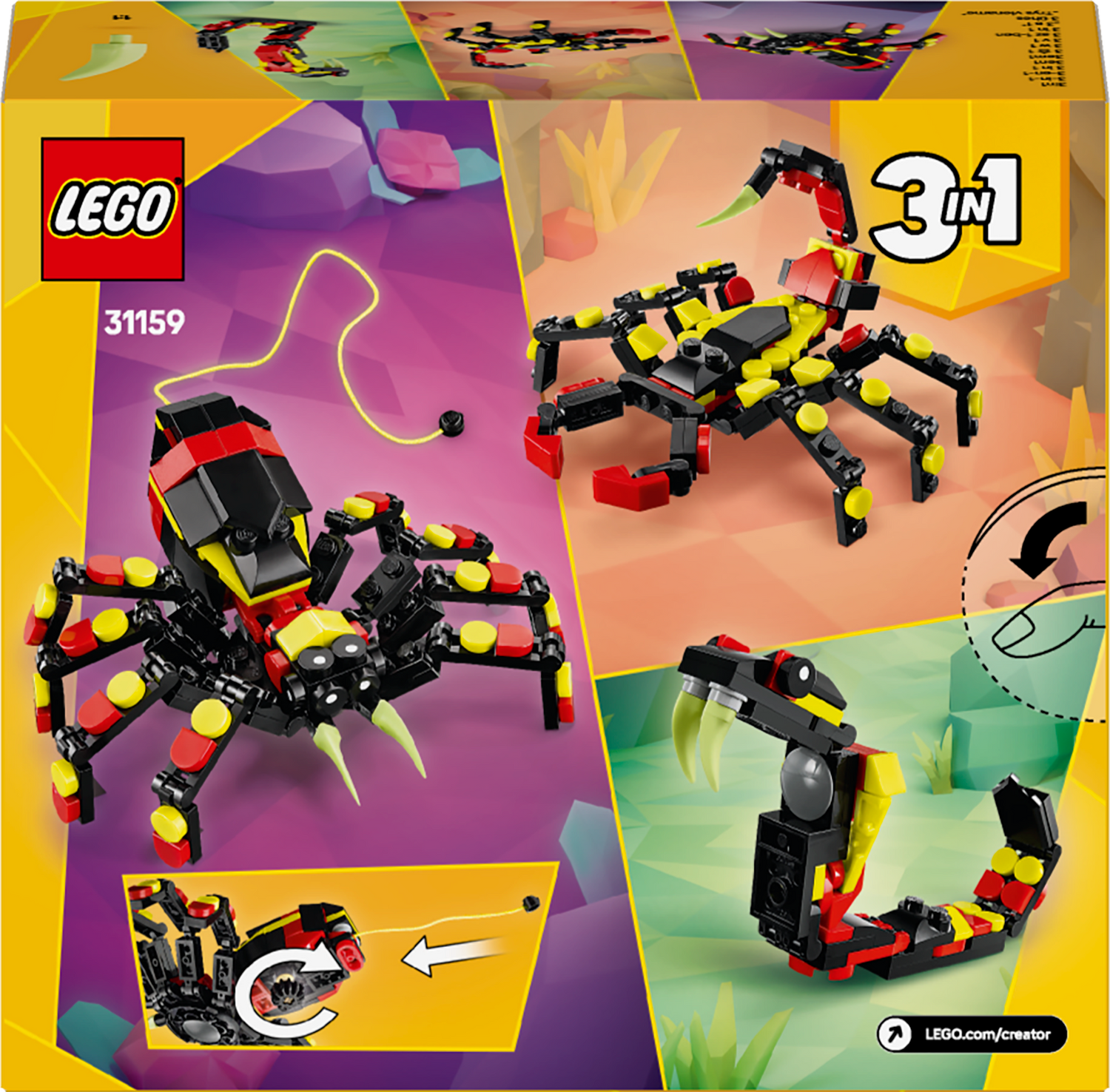 LEGO Creator Wild Animals: Surprising Spider 31159L