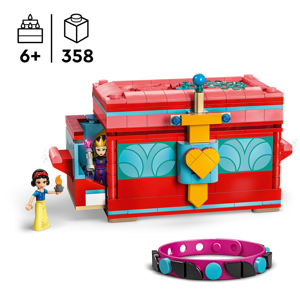 LEGO Disney Snow White's Jewellery Box 43276L