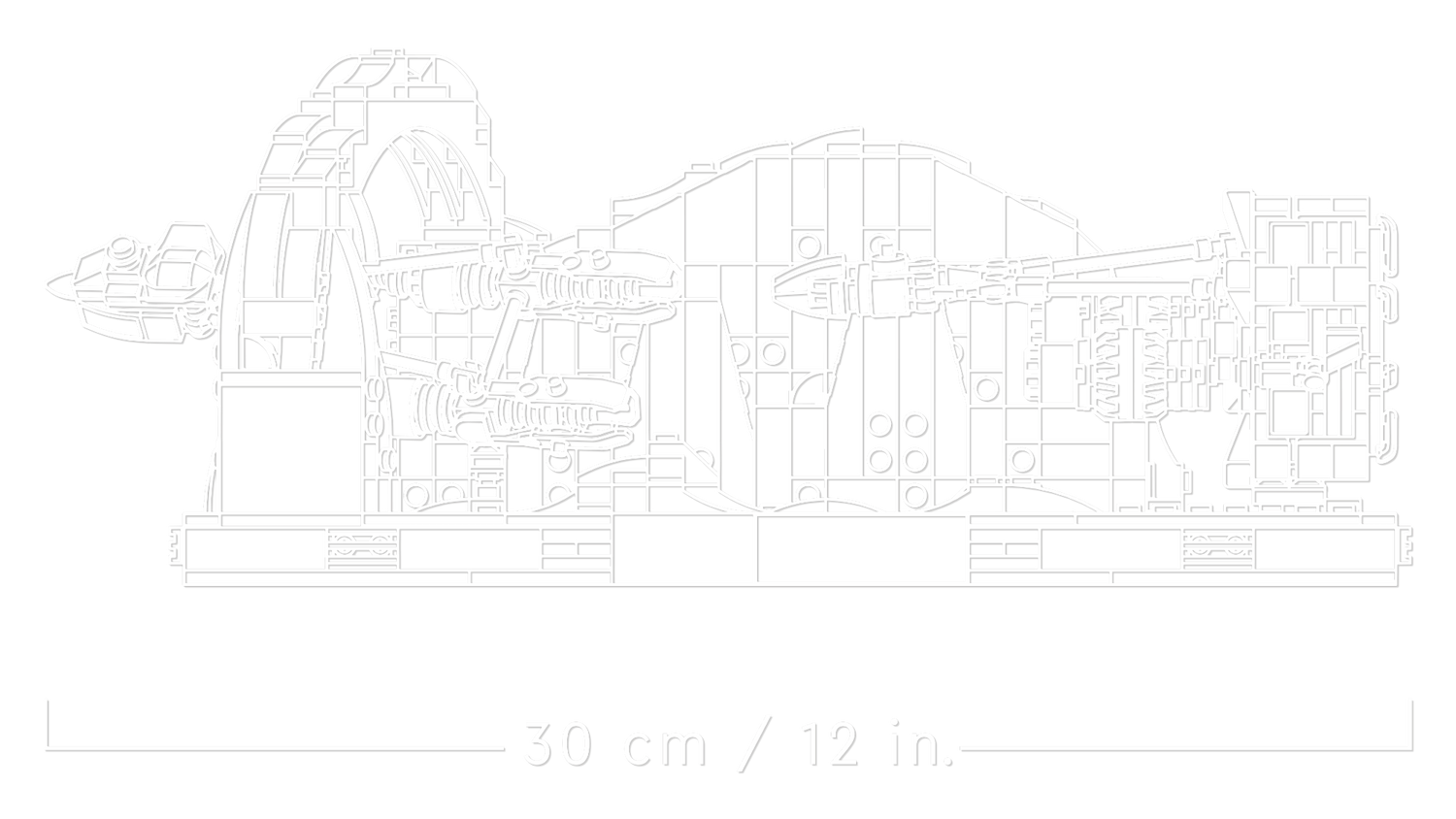 LEGO Star Wars Mos Espa Podrace Diorama 75380L