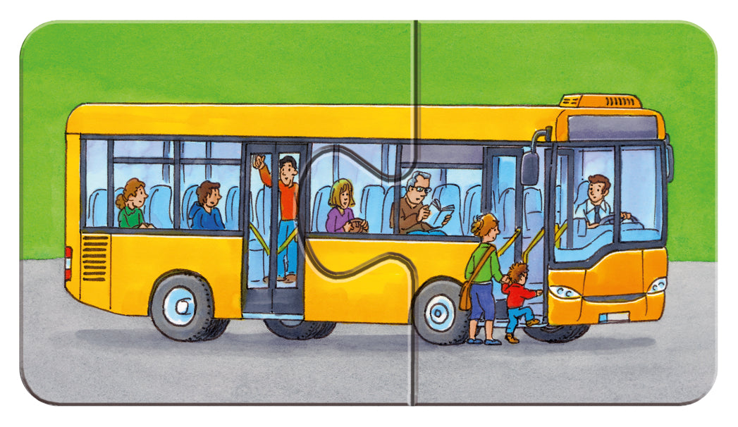 Ravensburger My First Puzzle 9x2 pc Commercial vehicles 073320V