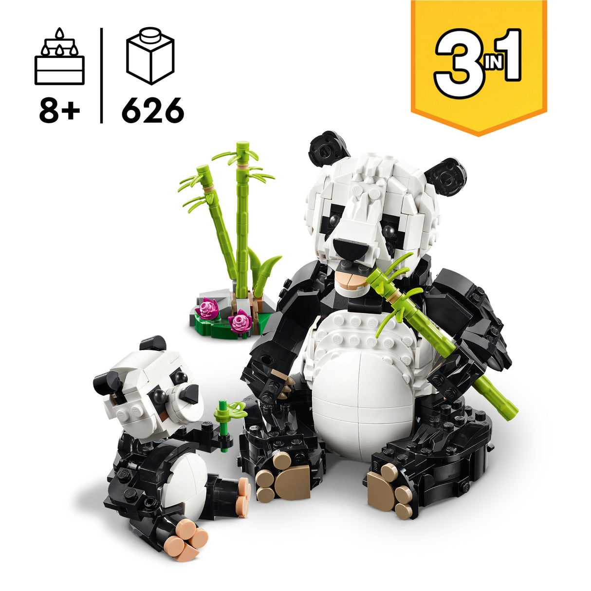 LEGO Creator Wild Animals: Panda Family 31165L