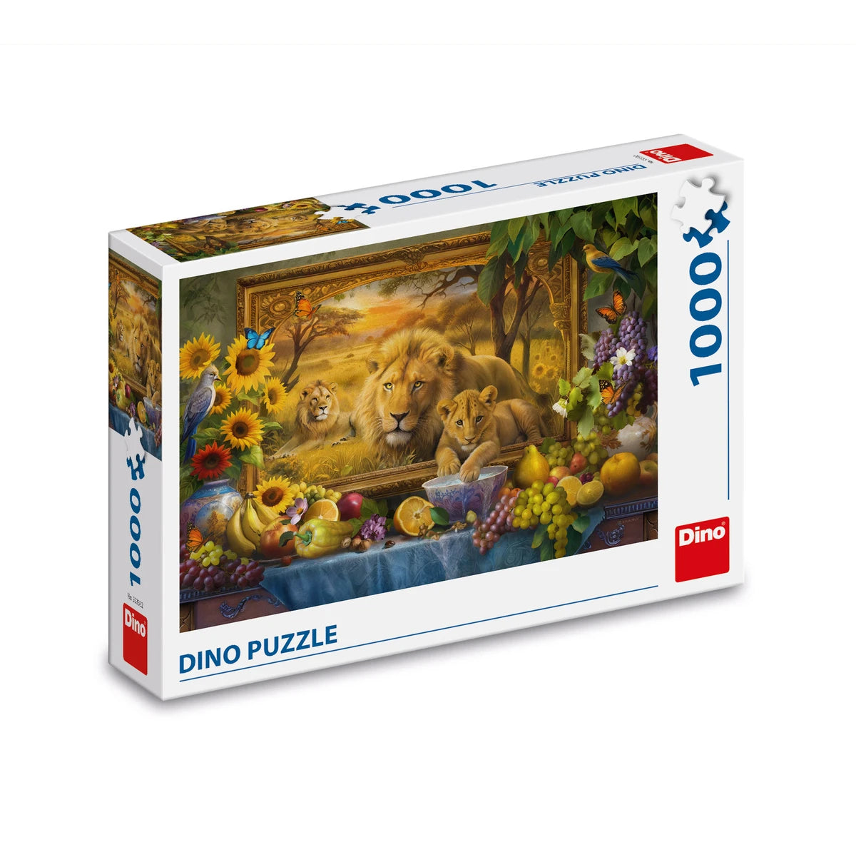 Dino Puzzle 1000 Pieces: Lions awaken to life 53333D