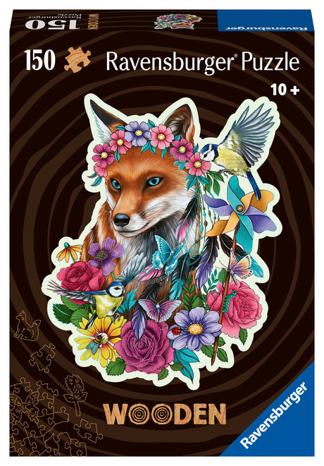 Ravensburger Wooden Puzzle 150 pc Colorful Fox 175123V