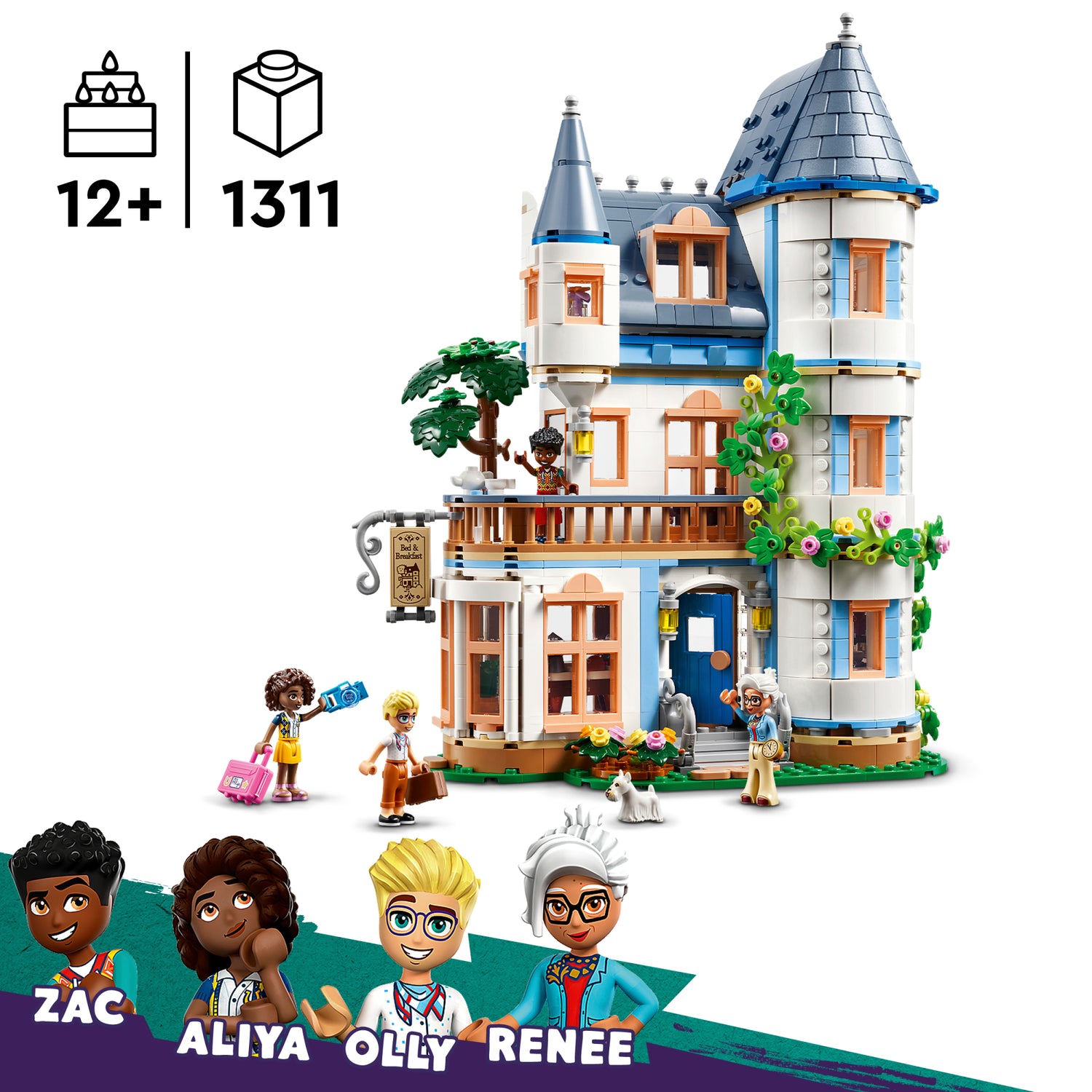 LEGO Friends Castle Bed and Breakfast 42638L