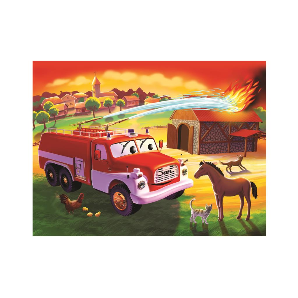 Dino Cube Puzzle 12 pc Tatra Cars 64139D