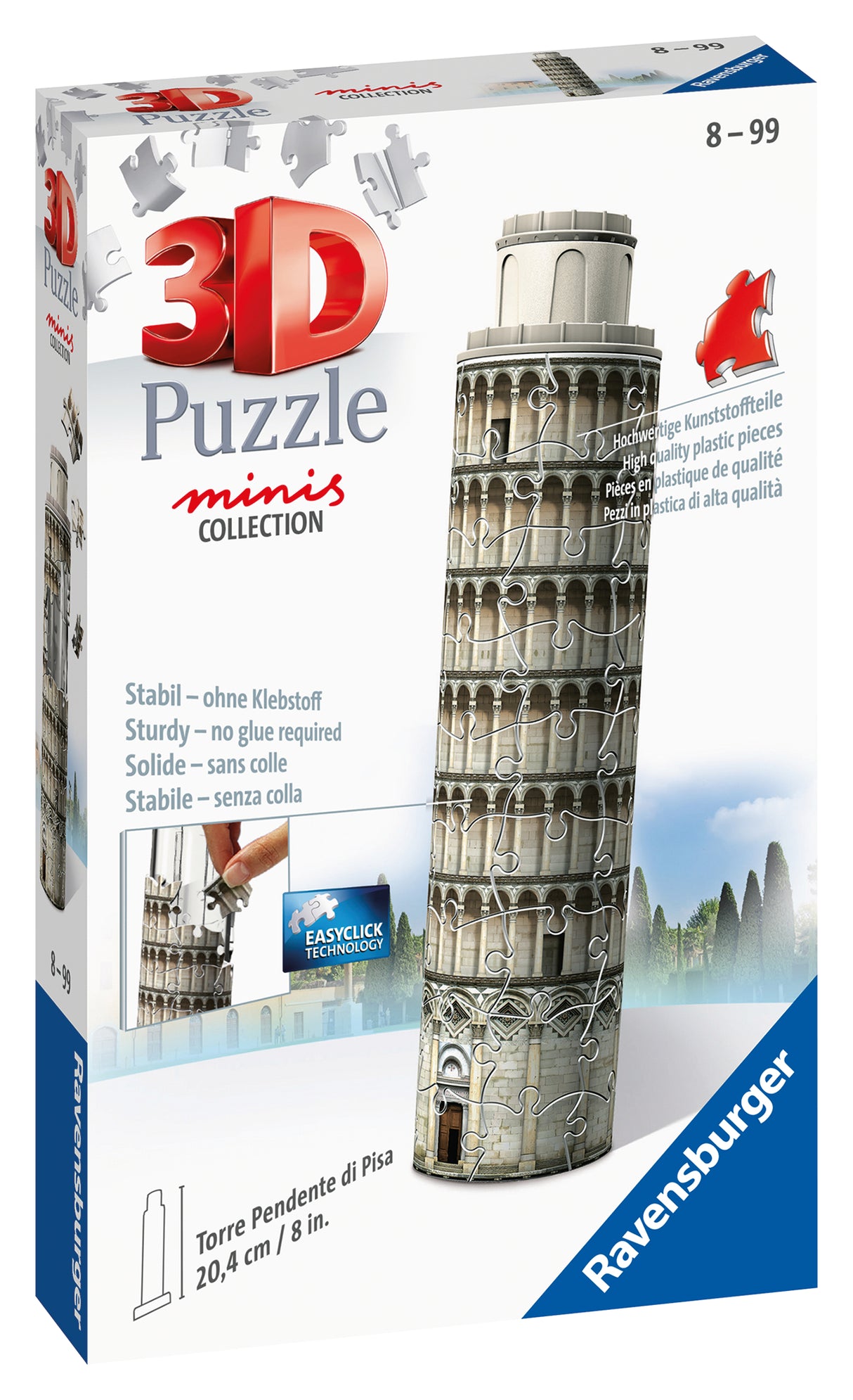 Ravensburger 3D mini puzzle 60 pc Leaning Tower of Pisa 112470V