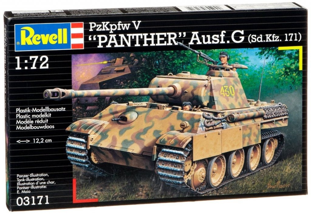 Revell Plastic Model PzKpfw. V Ausf. G `Panther` 1:72 03171R