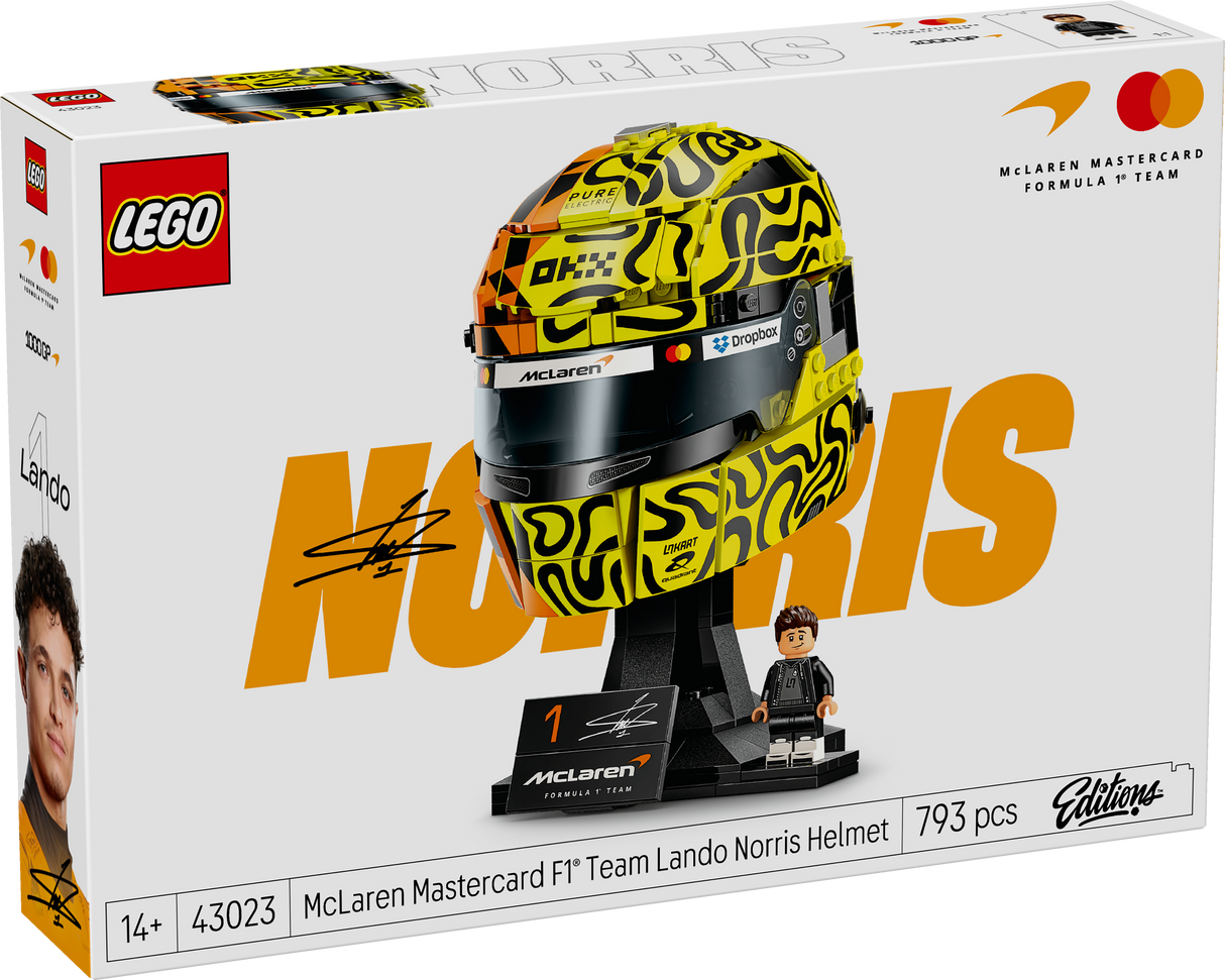 LEGO Editions McLaren Mastercard F1 Team Lando Norris Helmet 43023L