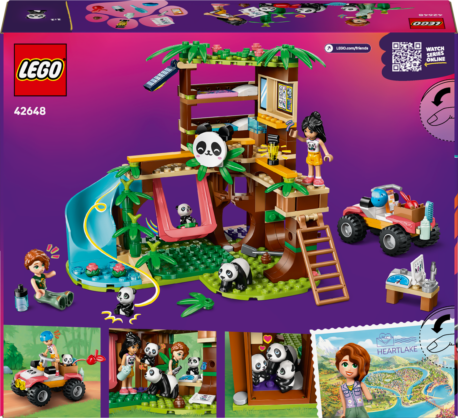 LEGO Friends Panda Sanctuary Animal Care 42648L