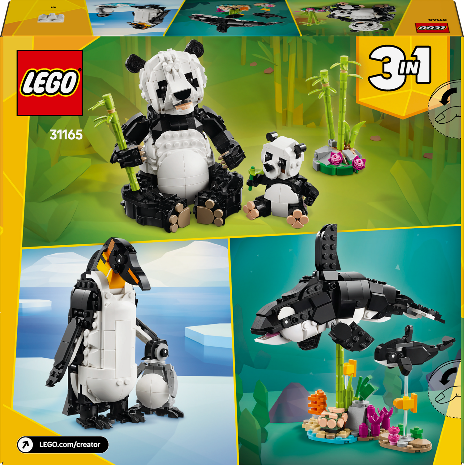 LEGO Creator Wild Animals: Panda Family 31165L