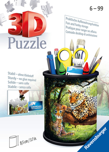 Ravensburger 3D Puzzle Pencil Cup Leopard 112630V