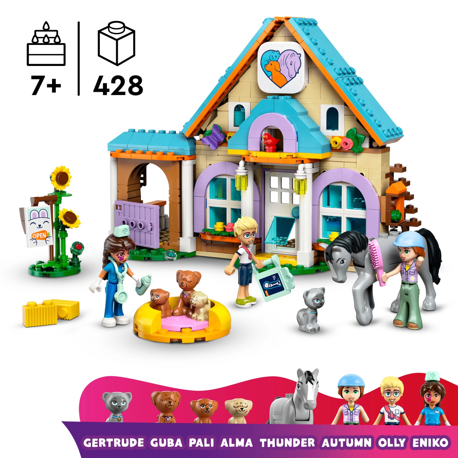 LEGO Friends Horse and Pet Vet Clinic 42651L