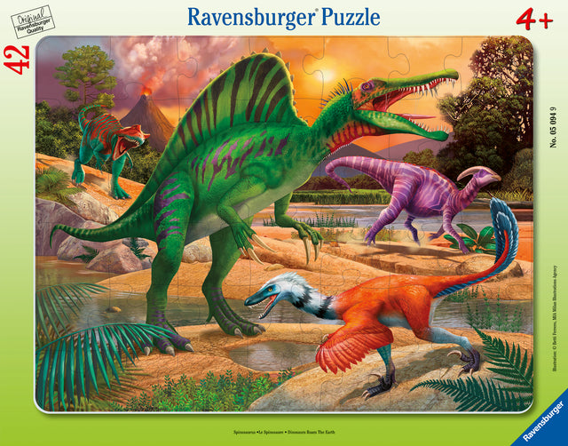 Ravensburger Frame Puzzle 42 pc Dinosaur 050949V