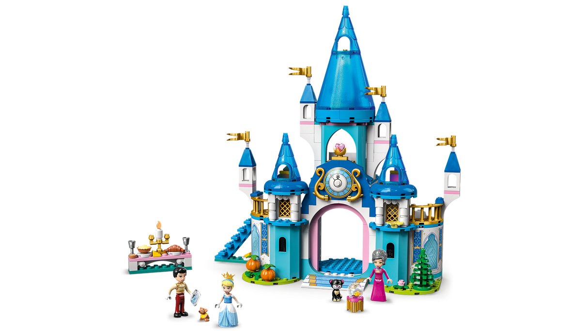 LEGO Disney Cinderella and Prince Charming's Castle 43206L