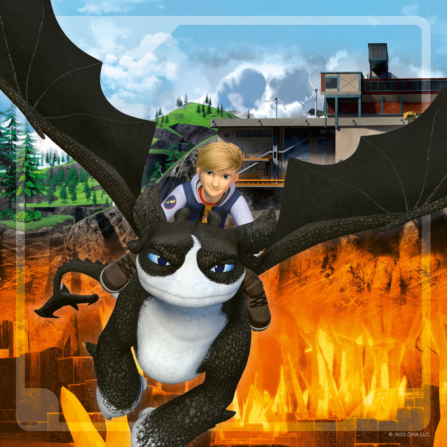 Ravenburgeri Puzzle 3x49 pc How to train your dragon. 056880V