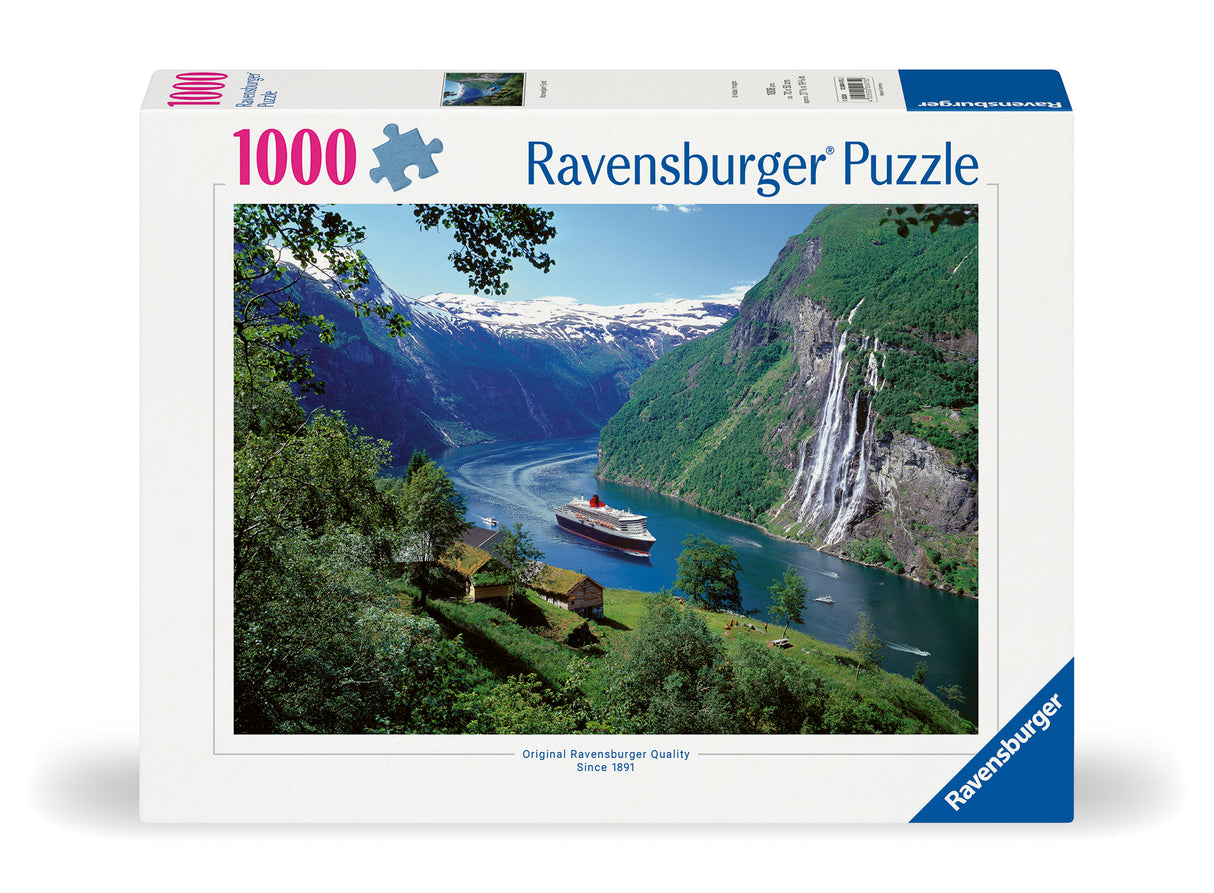 Ravensburger Puzzle 1000 pc Norwegian Fjords 12000475V
