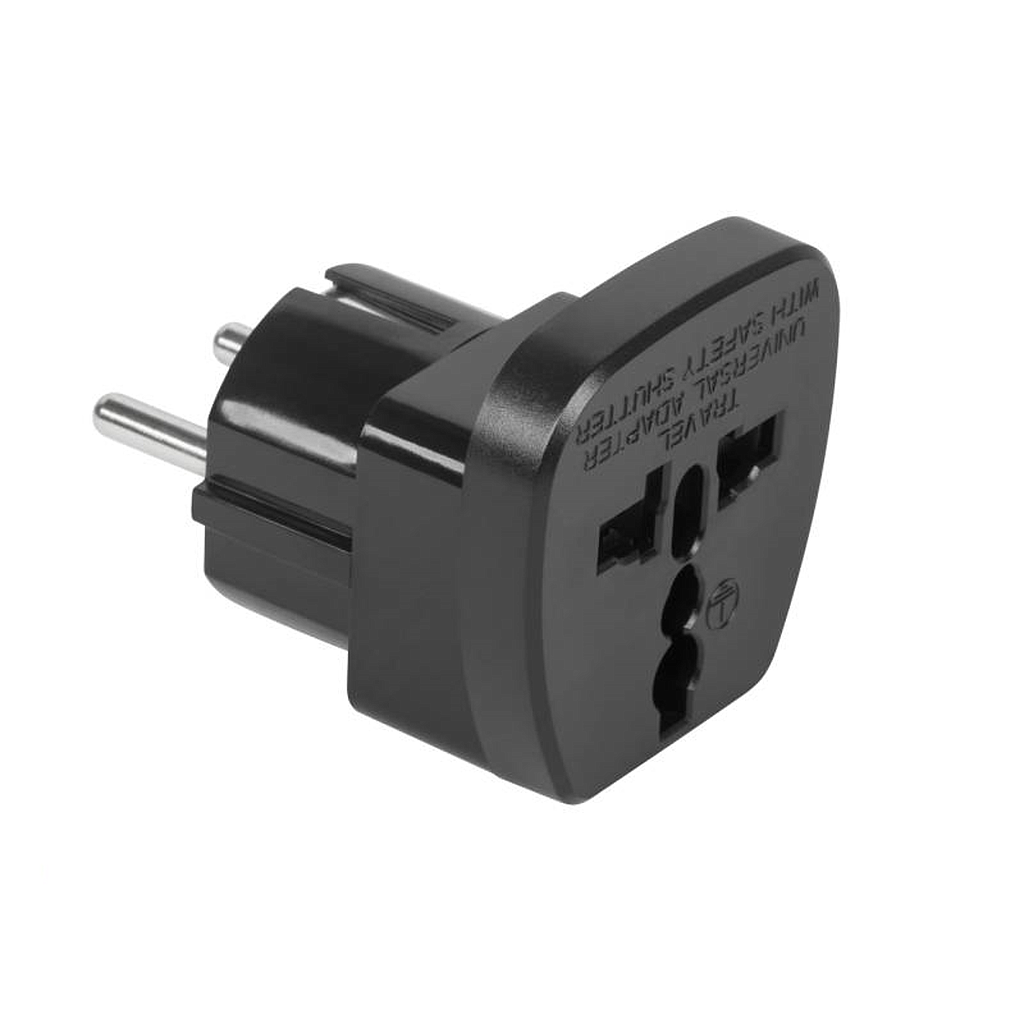 US-Euro Power Adapter with Grounding ZLA0566A