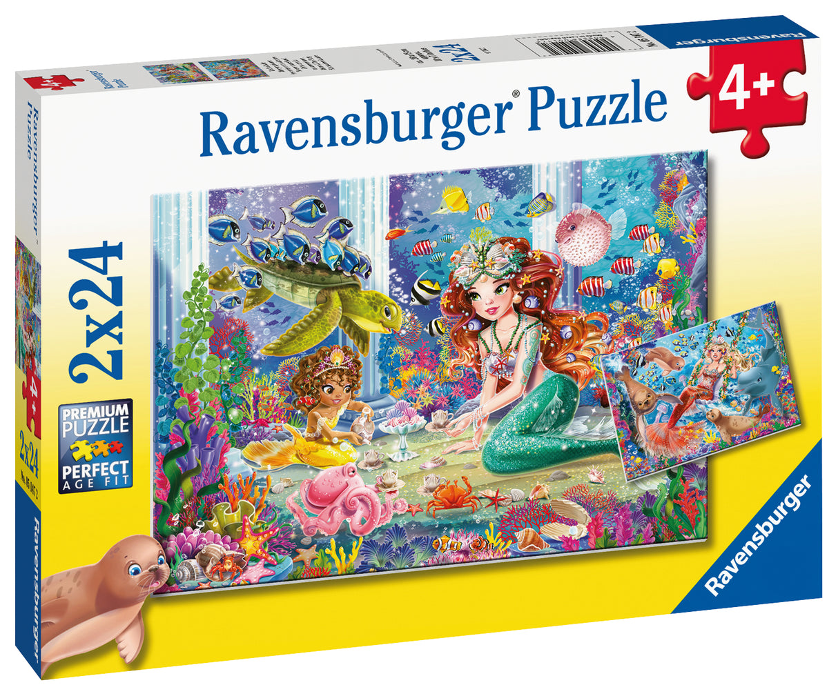 Ravensburger Puzzle 2x24 pc Mermaids 051472V