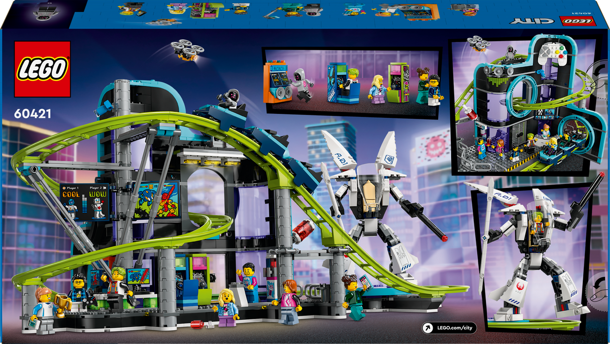 LEGO City Robot World Roller-Coaster Park 60421L