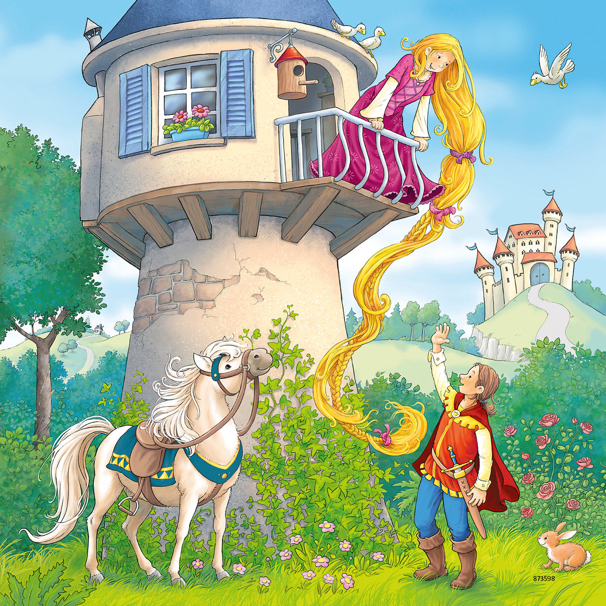 Ravensburger Puzzle 3x49 pc Rapunzel, Little Red Riding Hood & the Frog King 080519V