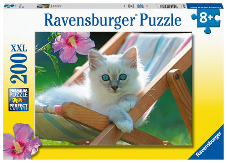 Ravensburger Puzzle 200 pc White Cat 132898V