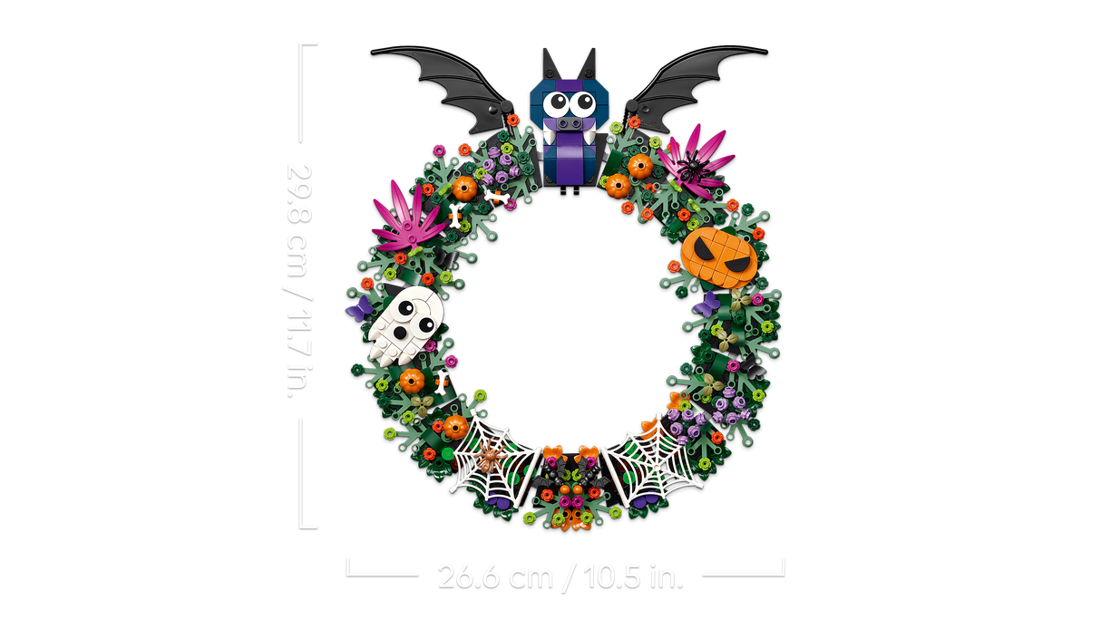 LEGO Iconic Halloween Wreath 40825L
