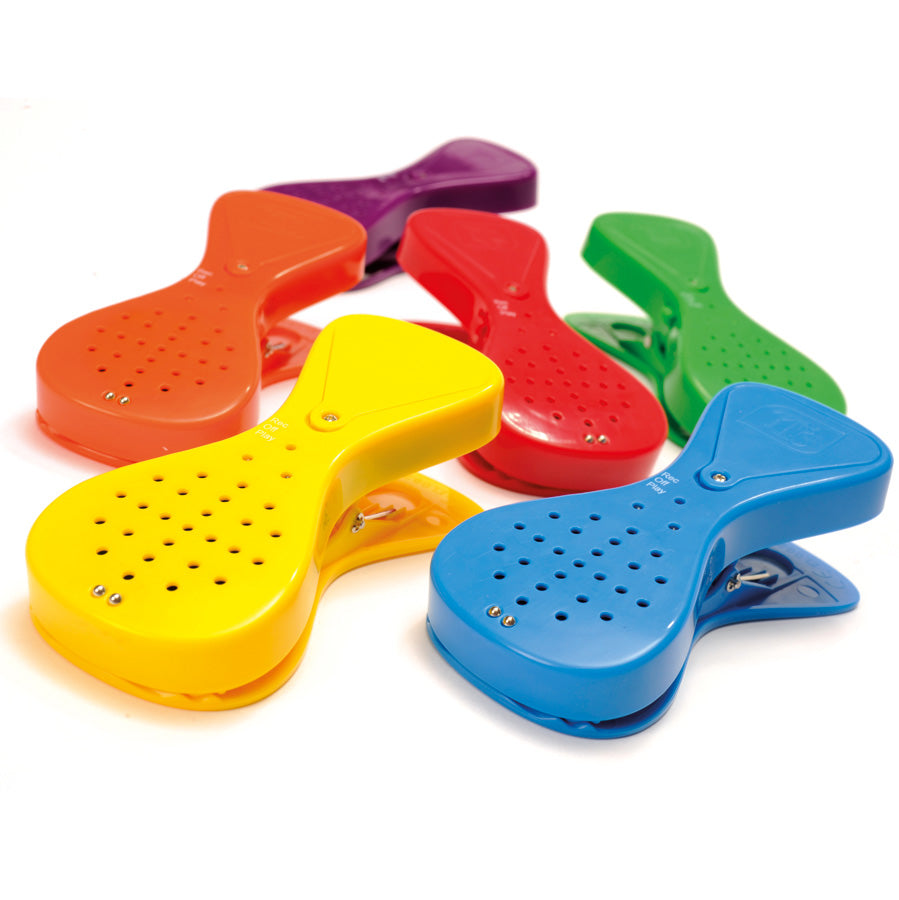 TTS Recordable Talking Pegs Assorted Colours 6pk EY03326B