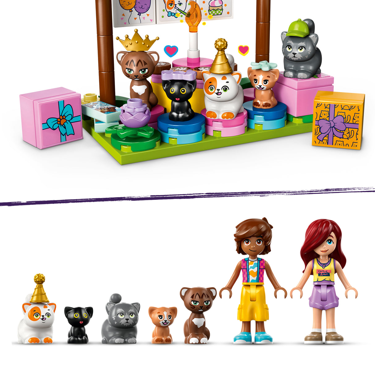 LEGO Friends Cat Birthday Party & Tree House 42666L