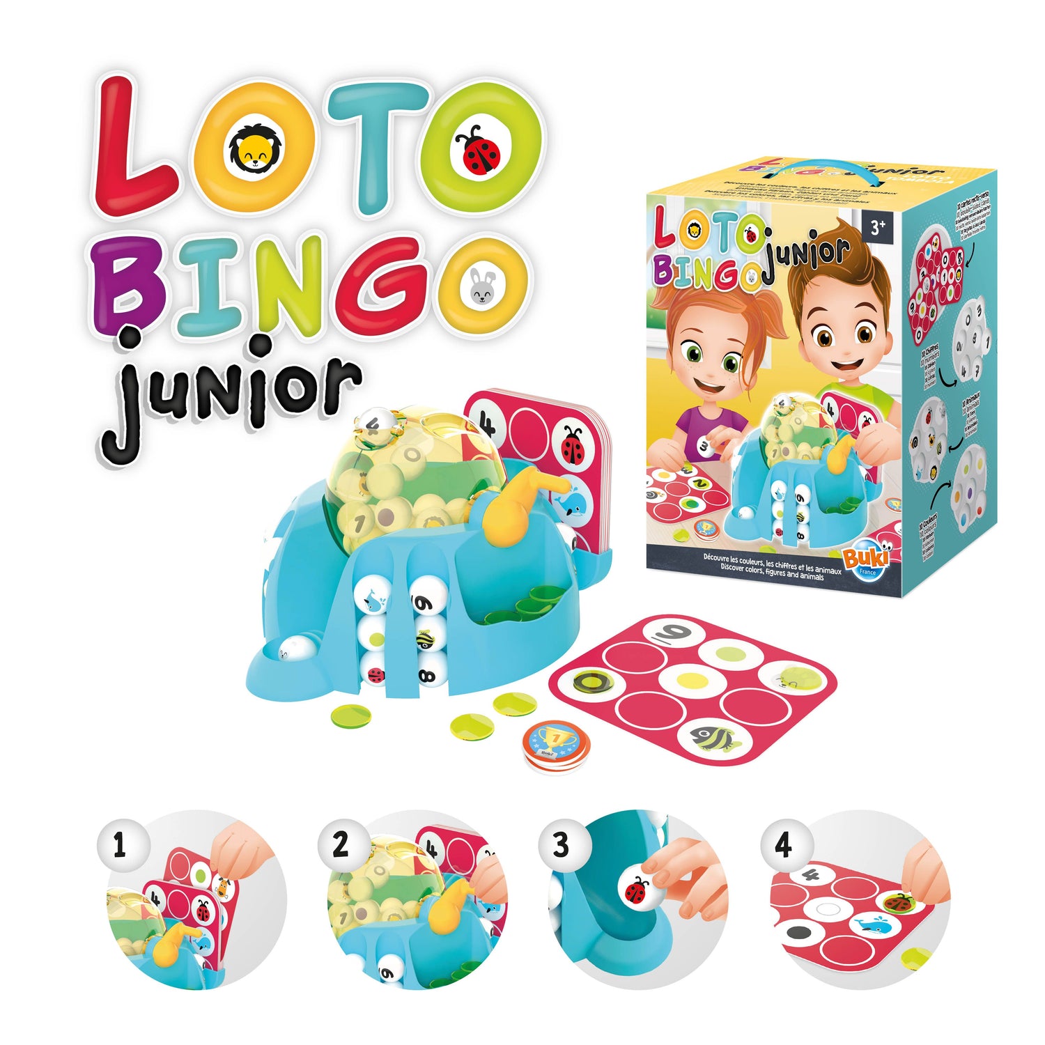 Buki Board Game Bingo Loto Junior 5602I