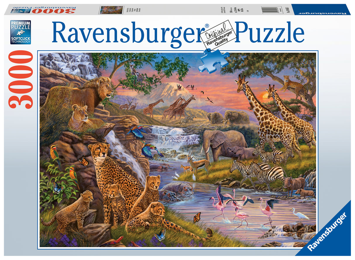 Ravensburger Puzzle 3000 pc Animal Kingdom 164653V