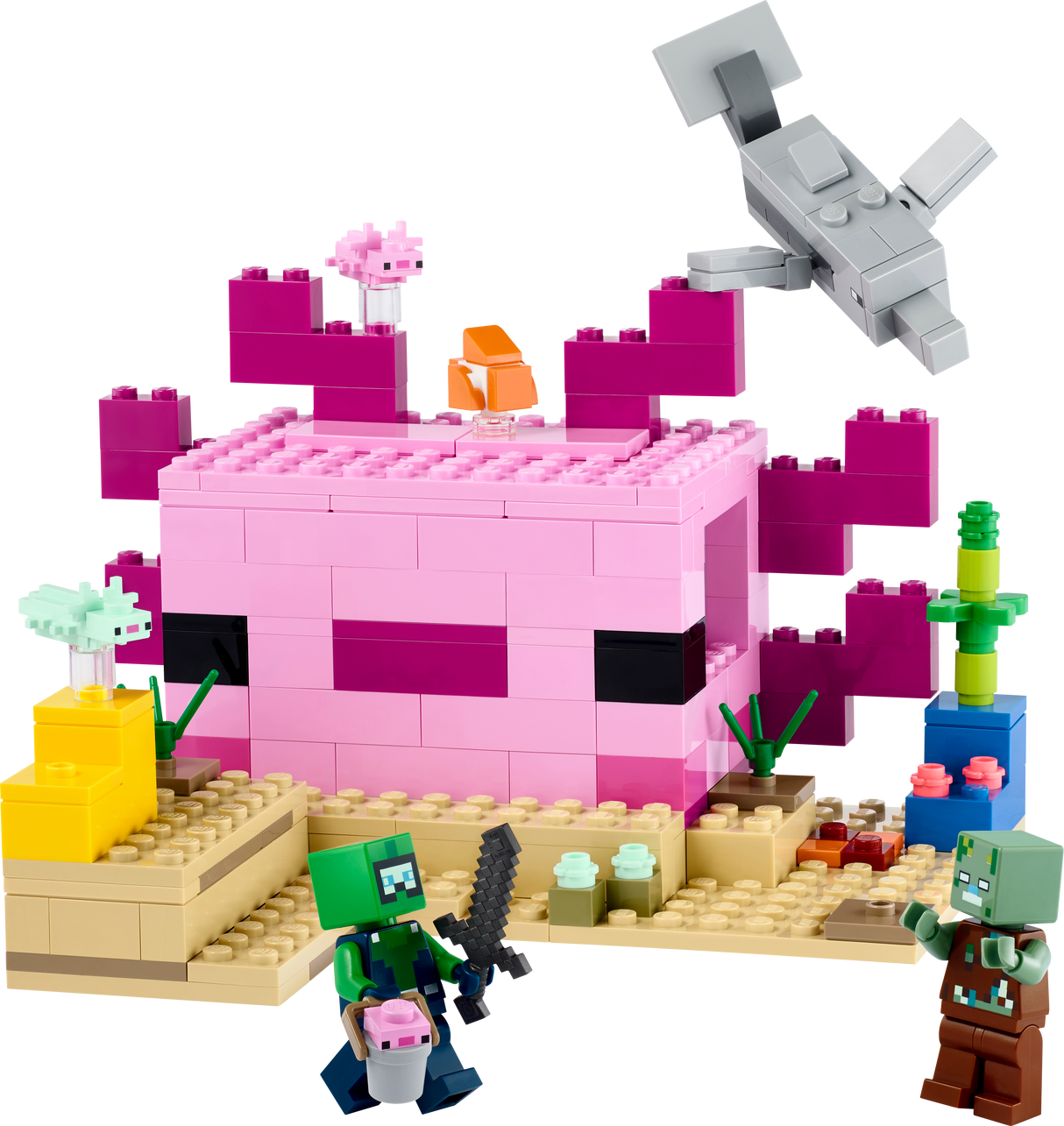 LEGO Minecraft The Axolotl House 21247L