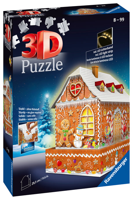 Ravensburger 3D Gingerbread House 3D Puzzle 112371V