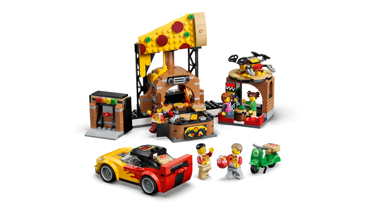 LEGO City Pizza Delivery Experience with Vehicles 60496L