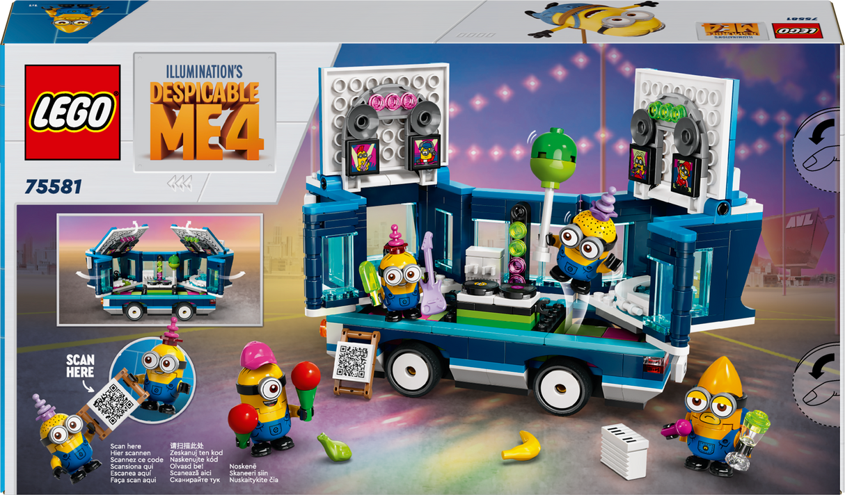 LEGO Minions Minions’ Music Party Bus 75581L