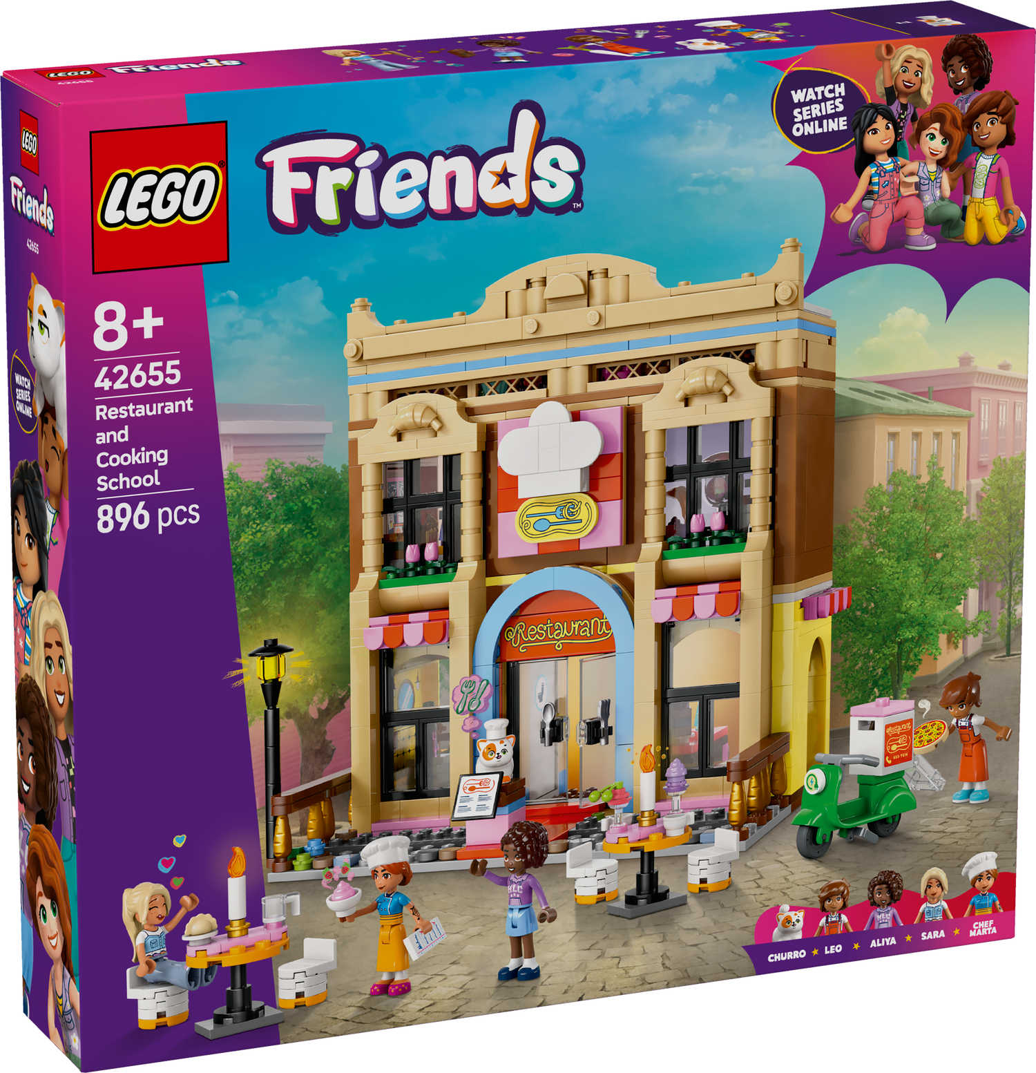 LEGO Friends Restaurant and Cooking School 42655L