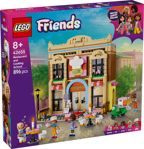 LEGO Friends Restaurant and Cooking School 42655L