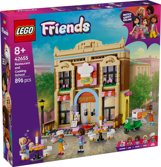LEGO Friends Restaurant and Cooking School 42655L
