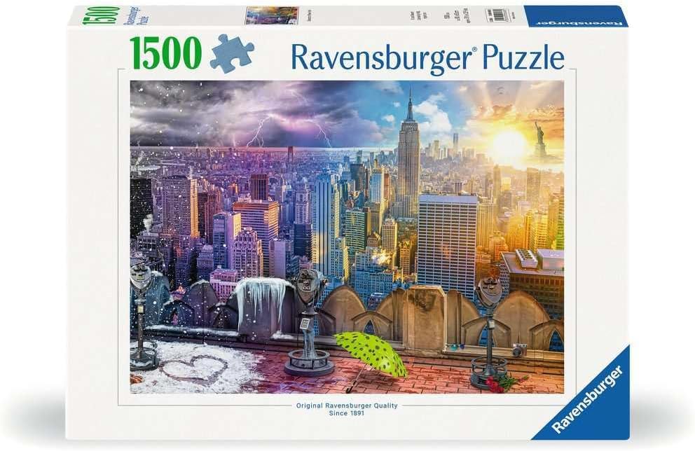 Ravensburger Puzzle 1500 pc Seasons in New York 12000698V