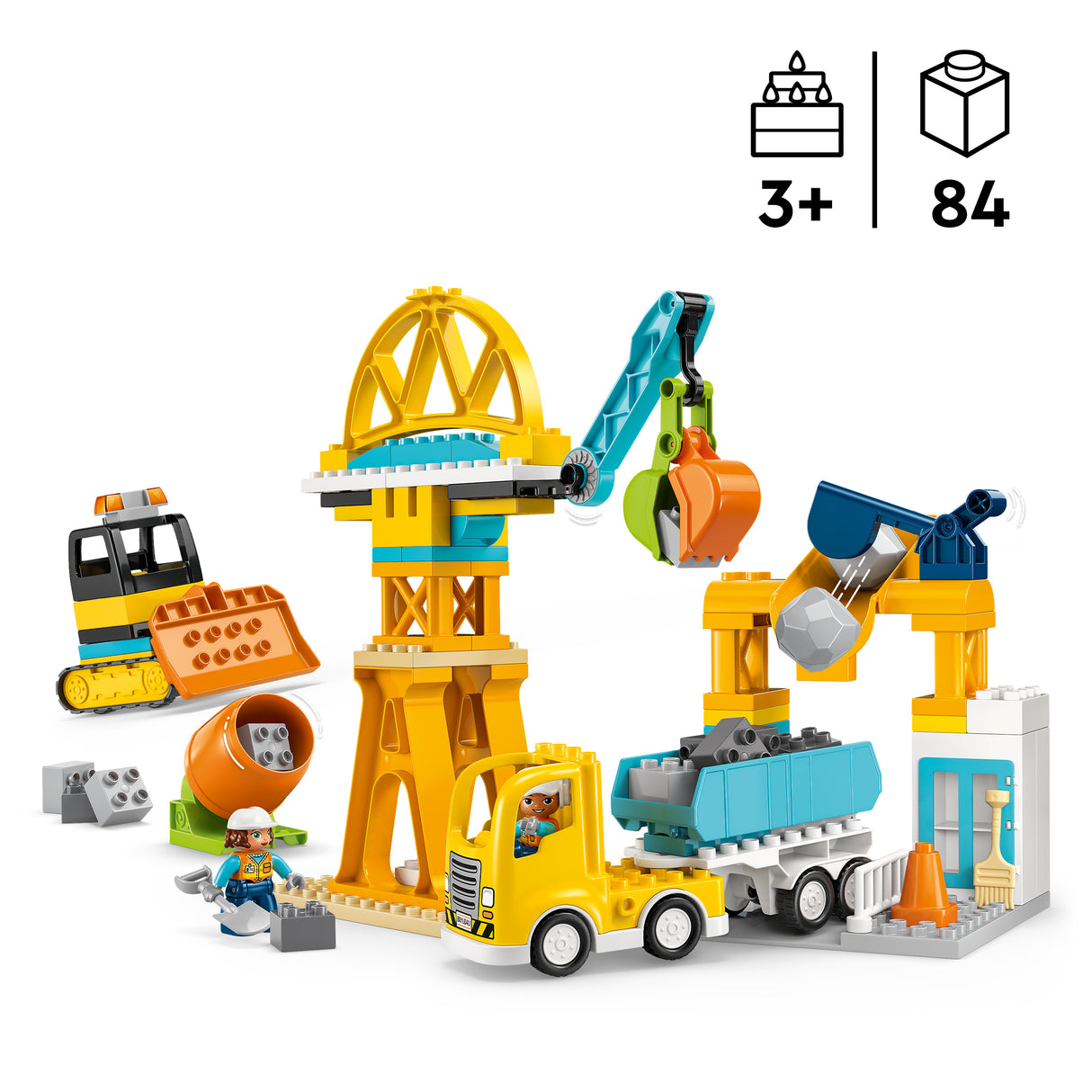 LEGO DUPLO 3 in 1 Construction Site and Vehicles 10476L