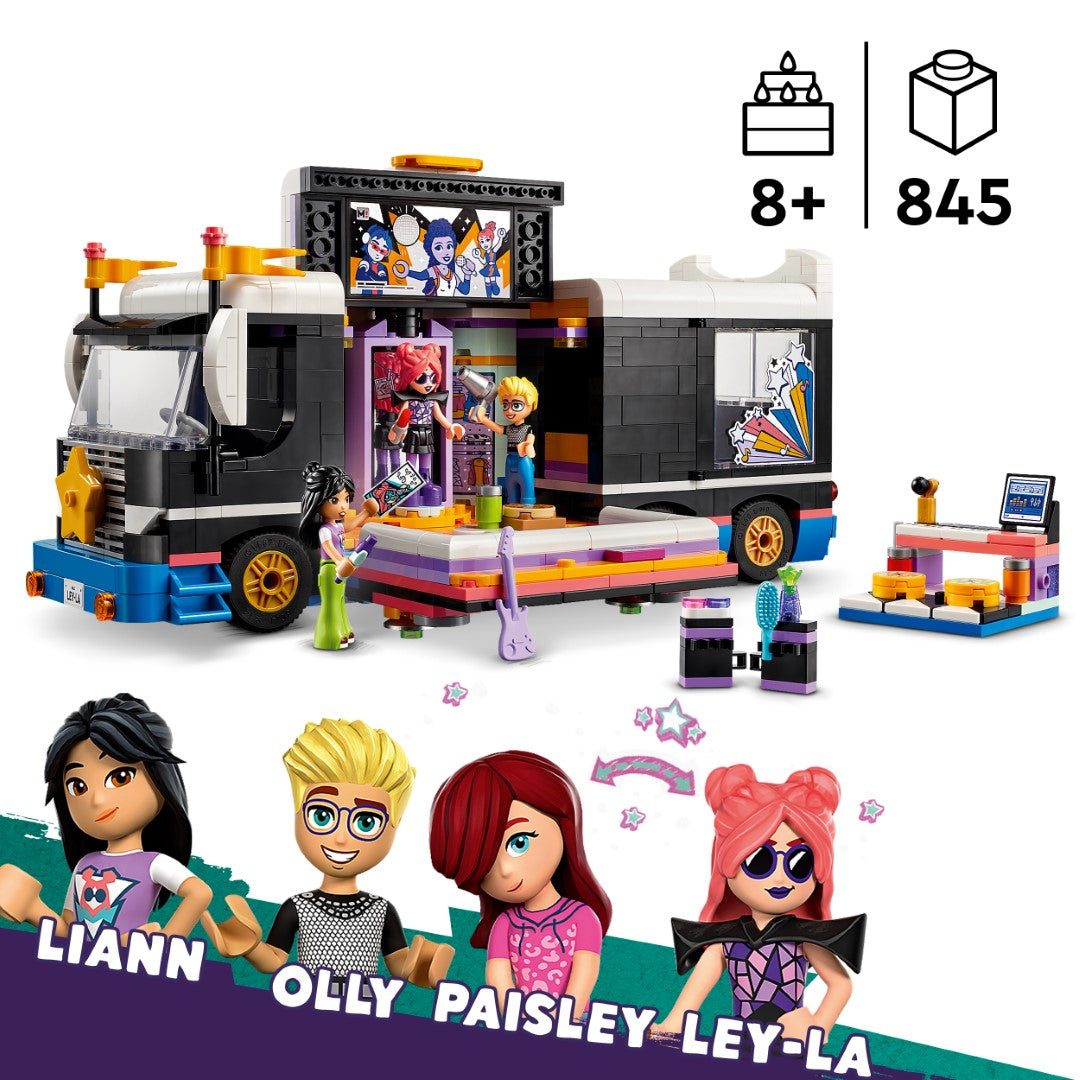 LEGO Friends Pop Star Music Tour Bus 42619L