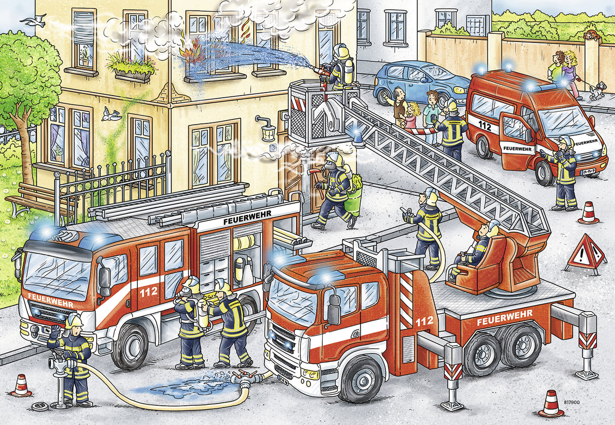 Ravensburger Puzzle 2x24 pc Heroes in Action  078141V