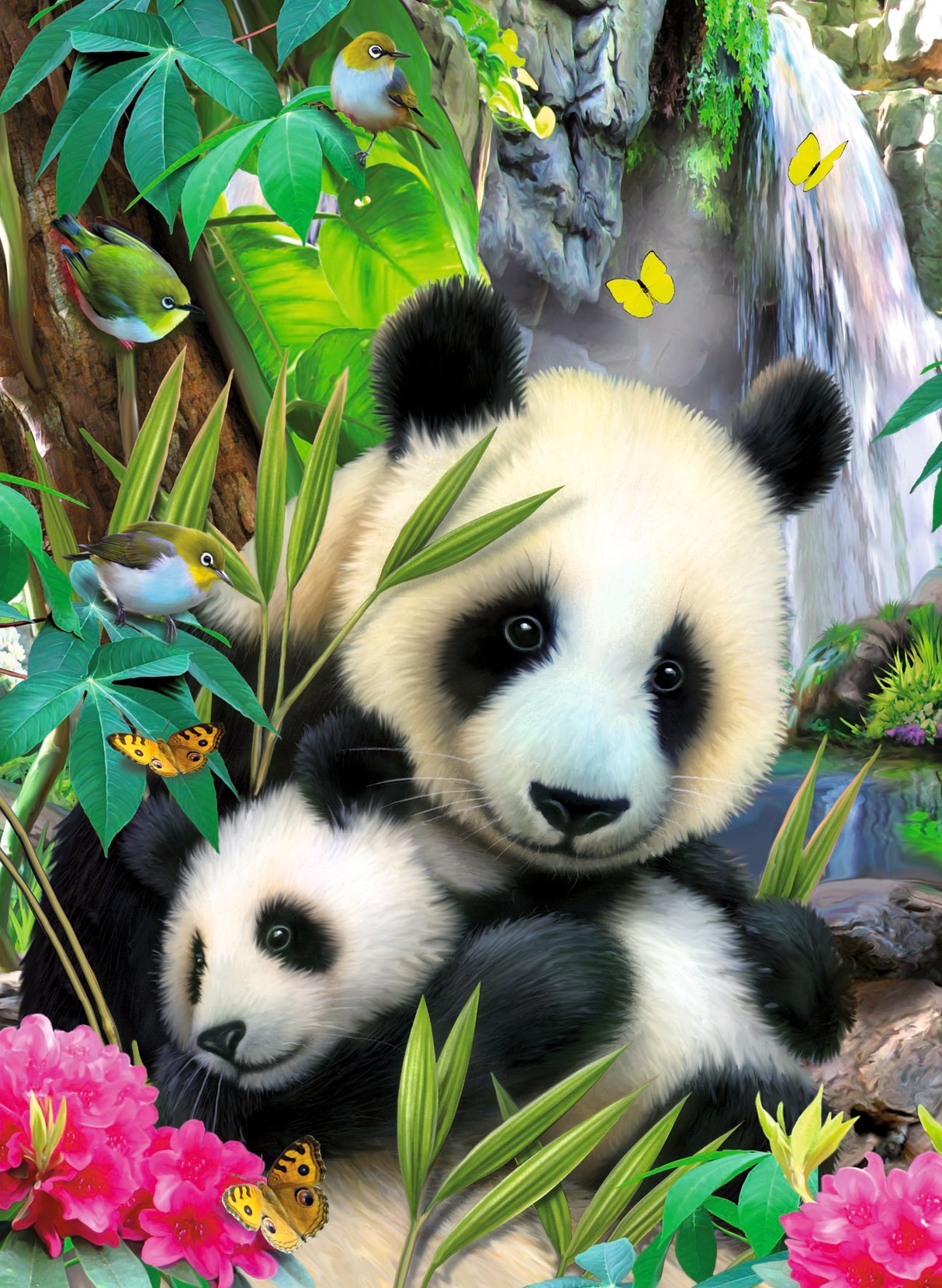 Ravensburger Puzzle 300 pc Cuddling Pandas 130658V