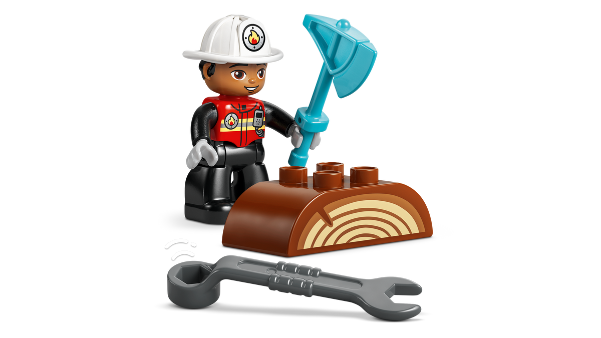 LEGO DUPLO Fire Truck with Hose and Firefighter 10473L