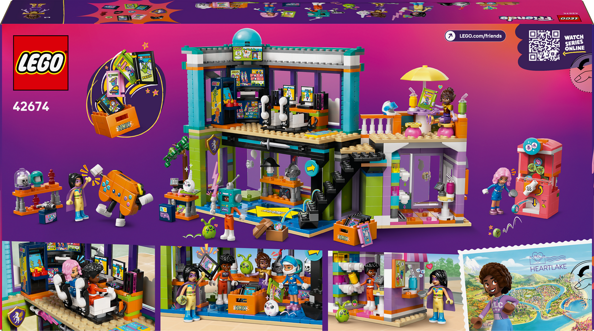 LEGO Friends Comic Book and Game Store 42674L