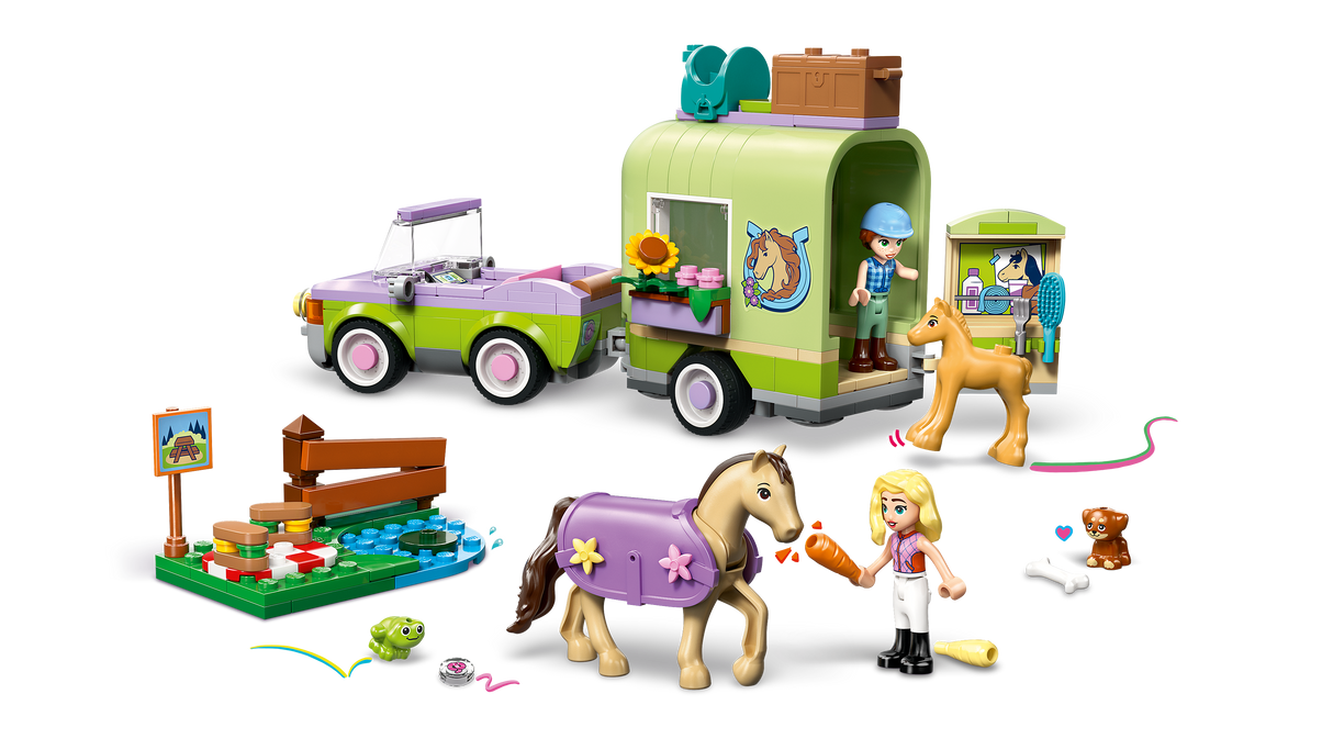 LEGO Friends Horse & Baby Foal Trailer 42695L