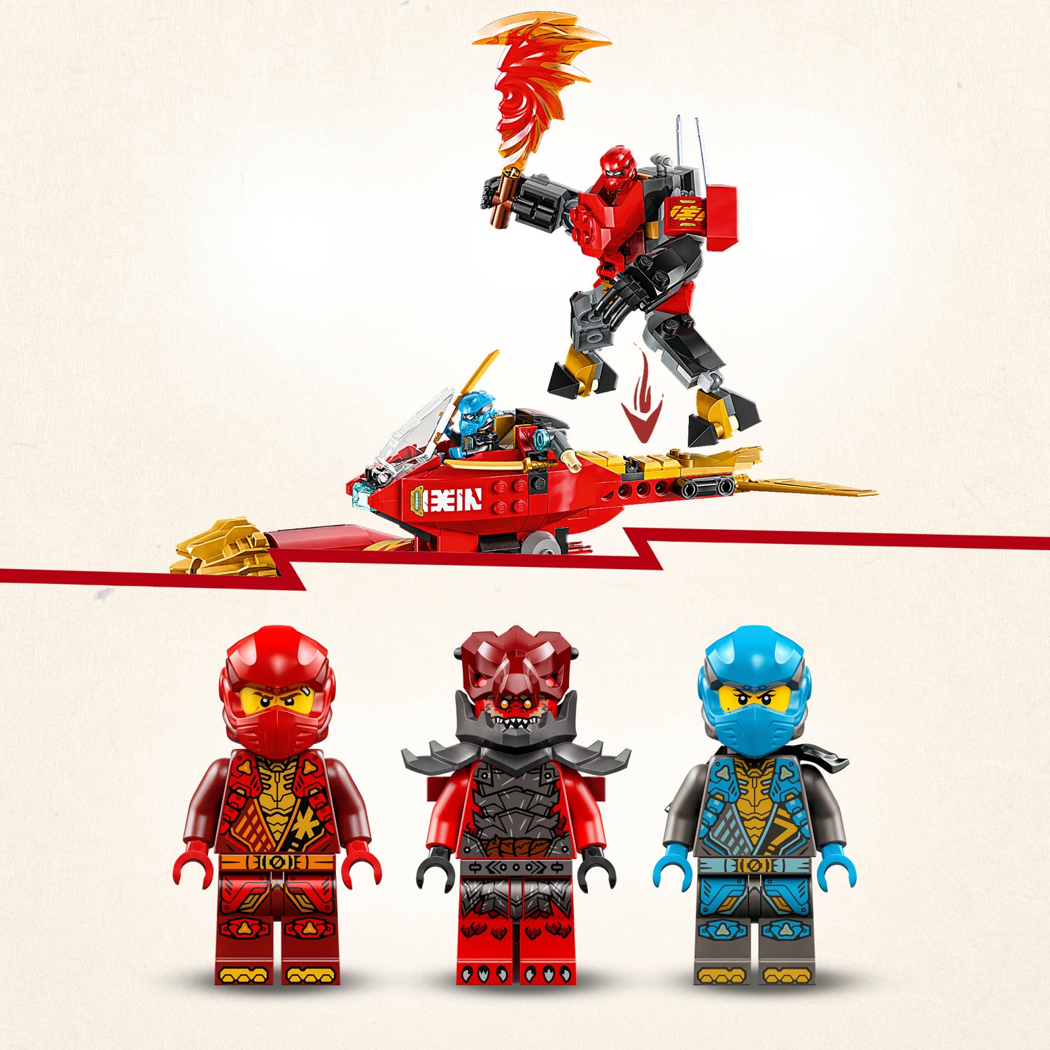 LEGO Ninjago Kai's Mech Storm Rider 71830L