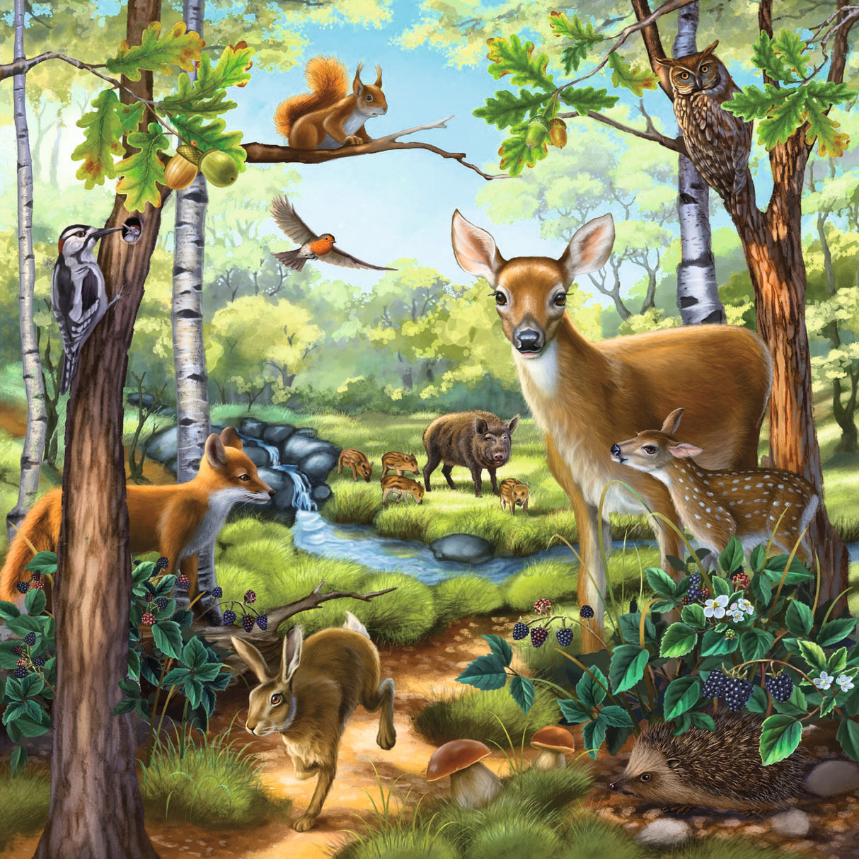 Ravensburger Puzzle 3x49 pc Animals 092659V